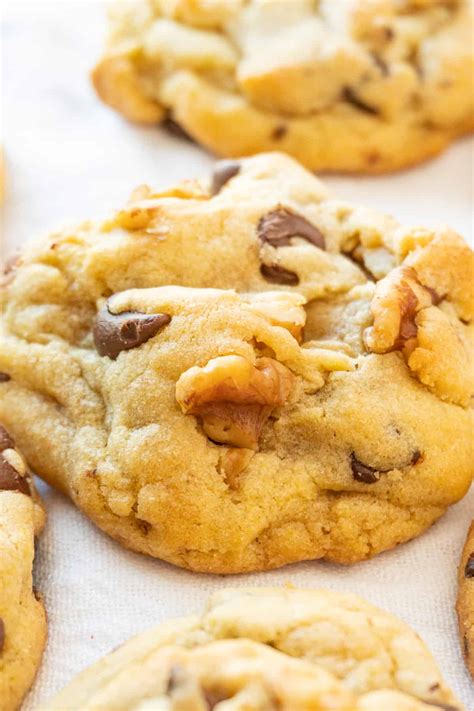 The Best Walnut Chocolate Chip Cookies Soft Chewy Thick