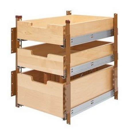 Rev A Shelf 15 Wood Pilaster System Kit Brown Rev A Shelf 4pil 18sc 3