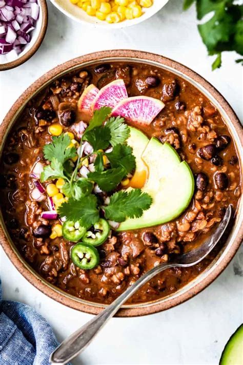 Homemade Vegan Chili Recipe Foolproof Living