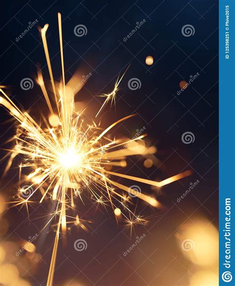 Burning Sparklers Happy New Year Stock Image Image Of Year Diwali