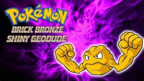 Roblox Pokemon Brick Bronze Extras Shiny Geodude Youtube