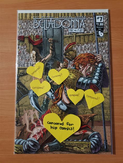 Belladonna Fire And Fury 7 Wraparound Nude Variant Cover Comic Books
