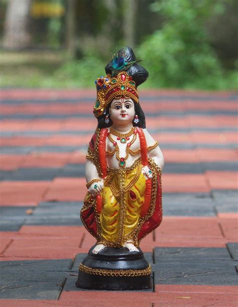 Buy Brahma Crafts Fibre Vithoba Idol Sree Krishna Idol Guruvayur
