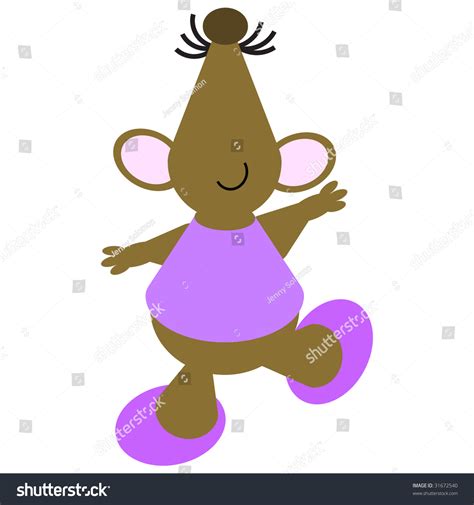 Cartoon Happy Dancing Mouse Stock Illustration 31672540 Shutterstock