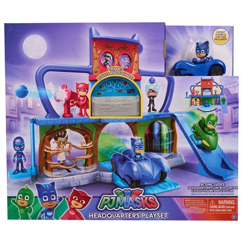 Pj Masks Headquarters Playset Toys Childrens Fun Playtime Interactive
