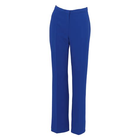 Busy Womens Royal Blue Trousers Etsy Canada