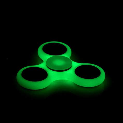 Novelty Fidget Spinner Glow In The Dark Assorted