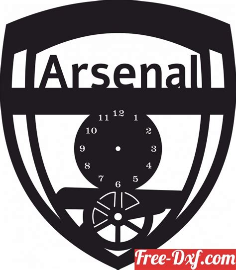 Download Arsenal Wall Vinyl Clock Never Walk Alone Dxf Zauah High