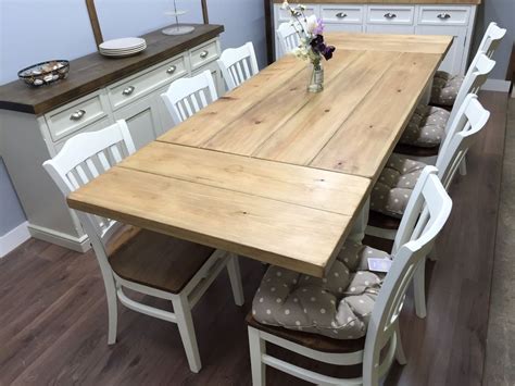 Farmhouse Table Extendable 5ft To 8ft 6810 Seater Large Shabby Chic