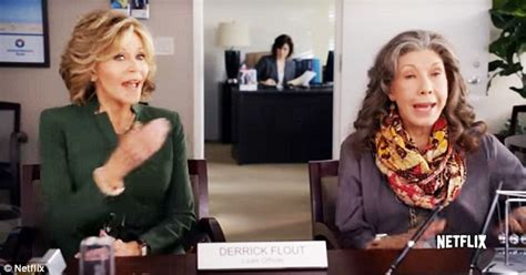 Jane Fonda And Lily Tomlin In Grace And Frankie Trailer Daily Mail Online