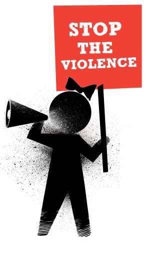 Stop The Violence Campaign Leaflet