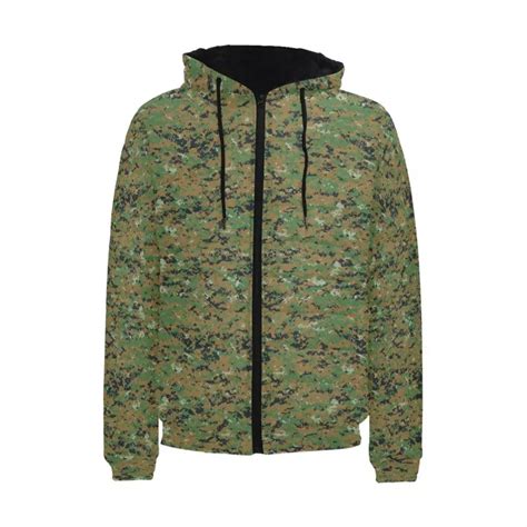 Us Marpat Camouflage Mens Padded Hooded Jacket Mega Camo