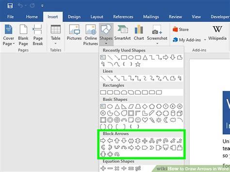 Simple Ways To Draw Arrows In Word 12 Steps With Pictures