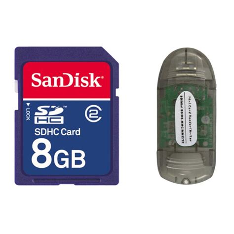 Shop Sandisk 8g Sd Card With Sdhc Usb Card Reader Free Shipping On