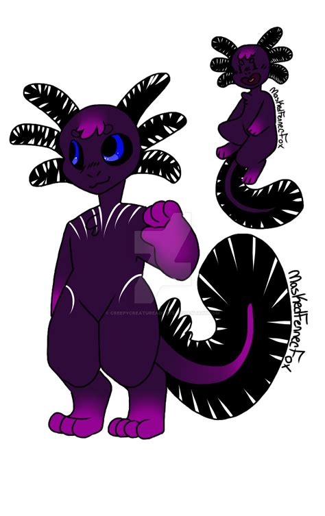 Axolotl Ota Pending By Creepycreatureadopts On Deviantart