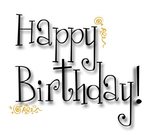Happy Birthday Png Transparent Image Download Size 785x728px