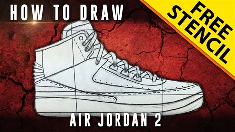 Kyrie irving drawing at paintingvalley com explore. How To Draw: Air Jordan 2 - YouTube