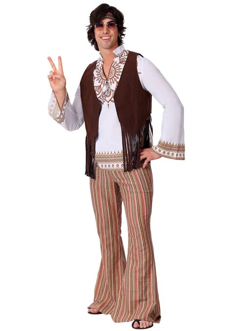 Woodstock Hippie Mens Costume