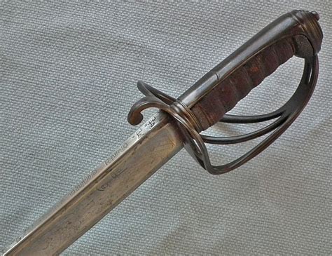 Sold Antique British Cavalry Sword 18th C Jj Runkel Blade With 1821