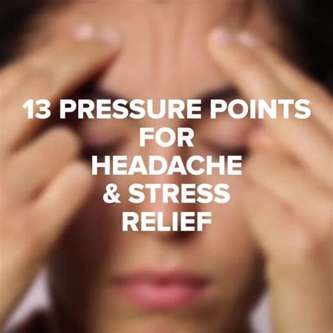 “stressed Try These Pressure Points To Relieve Headaches And Stress 💆