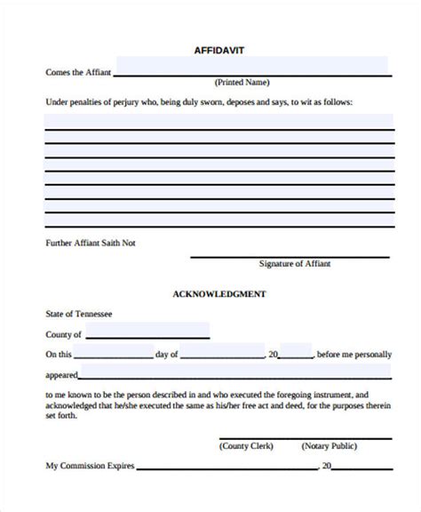 Affidavit Form Pdf Fill Online Printable Fillable Blank Pdffiller Images And Photos Finder