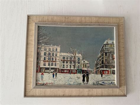 Maurice Utrillo 1934 Oildruck „ Rue Jeanne Darc Kaufen Auf Ricardo