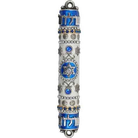 A Blue And White Beaded Bracelet With Numbers On The Front Two Rows Of