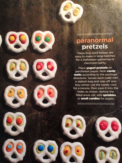 Paranormal Pretzels Halloween Baking Halloween Goodies Theme