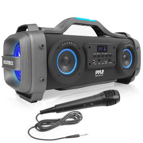 Buy Pyle Wireless Portable Bluetooth Boombox Speaker 800w Rechargeable Boom Box Speaker