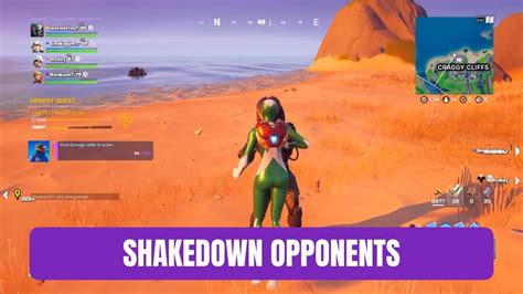 Shakedown Opponents Legendary Quest Guide Fortnite Week 9
