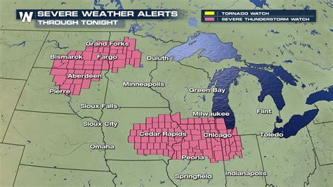Watch For Severe Weather In The Upper Midwest Tonight Weathernation