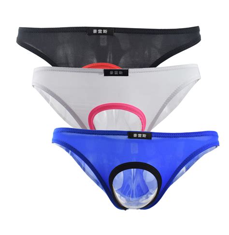 Tesoon Mens Low Rise Ice Silk Bikini Briefs Underwear Buy Online In United Arab Emirates At