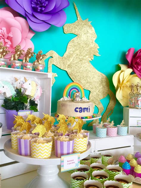 Unicorns Rainbow And Fun Birthday Party Ideas Photo 1 Of 29 Catch