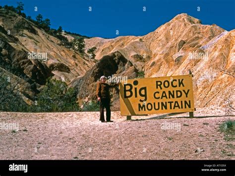 Sign At Big Rock Candy Mountain Near Maryvale Highway 89 Utah Usa C