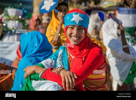 A Young Somali Woman Smiles During A Cultural Performance In Garowe The Autonomous Puntldnd