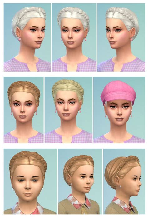 Braided Hair Wreath Female The Sims 4 Catalog