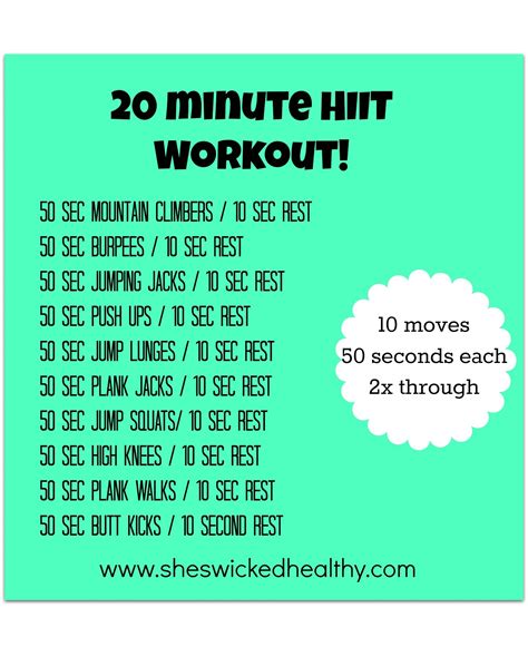 5 Free Full Body Workouts In 20 Minutes Or Less