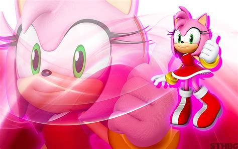 Hd Wallpaper Sonic Sonic The Hedgehog Amy Rose Pink Color