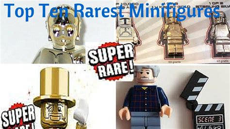 Top Ten Rarest Lego Minifigures 2016 Youtube