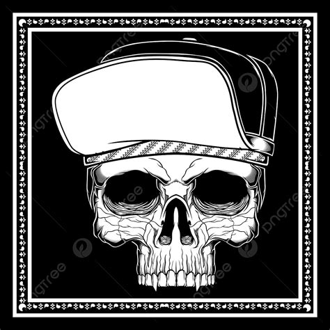 wearing hat vector art png skull wearing hat hand drawing vector skulls vectors skeletons