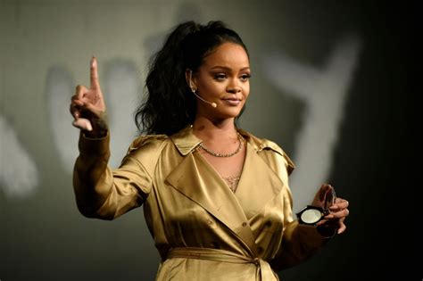 Rihanna At Fenty Beauty Artistry And Beauty Talk In Dubai