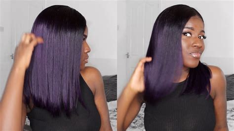 I tried googling this but it seems like most people who dye their hair purple do it over some other color, like red or blue. SERVING SUMMER LEWKSS: JUSTINE SKYE PURPLE HAIR ON DARK ...