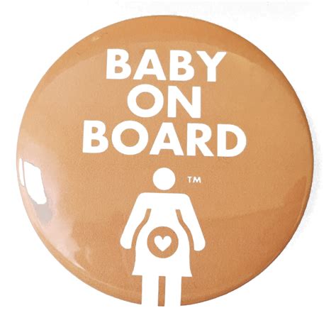 Baby On Board Graphic Pregnancy Pin Up Stand