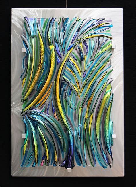 Fused Glass Wall Art Large