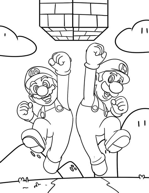 Dibujos Para Imprimir Y Colorear Luigi Y Mario Porn Sex Picture