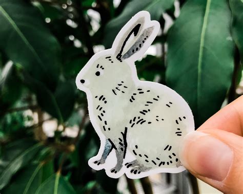 Bunny Rabbit Vinyl Sticker Made Market