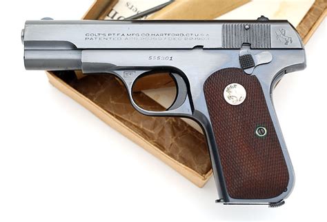 Colt 1903 Pocket Hammerless 32 Acp Military Pistol British Lend Lease