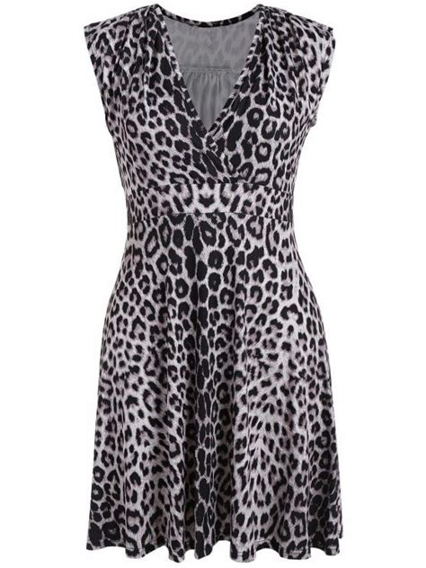 plus size leopard print surplice dress black leopard print plus size dresses plus size dress