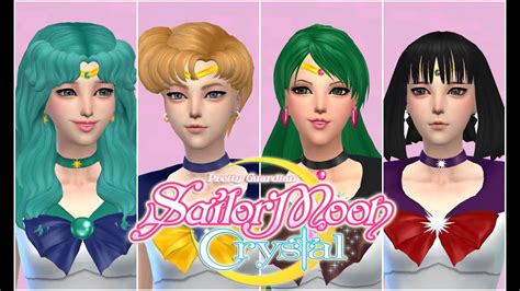 The Sims 4 Sailor Moon2 สร้างซิมส์ เซเลอร์ประจำดาวเคราะห์วงนอก Youtube