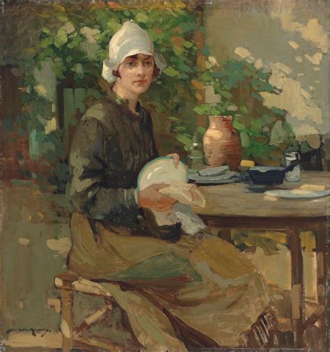 William Lee Hankey Rws Ri Roi 1869 1952 The Kitchen Maid